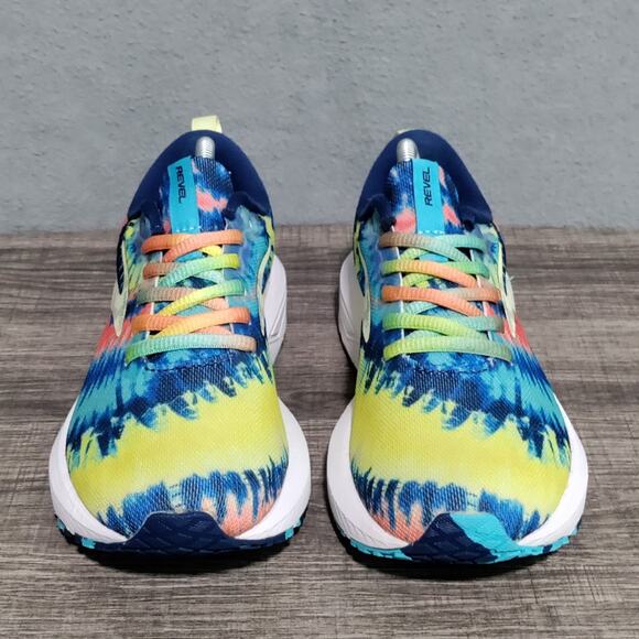 Brooks Revel 6 Rock n Roll Tie Dye Blue Womens Sz US 7 Athletic Lace Up Sneakers - Picture 4 of 13